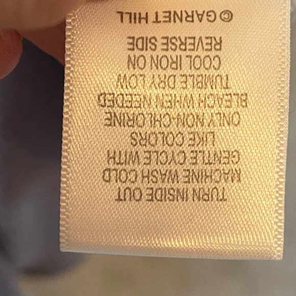 Garnet Hill striped burgundy dress L knit - Picture 9 of 9